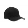 Cap - mod. 4210:Black, Cotton, White